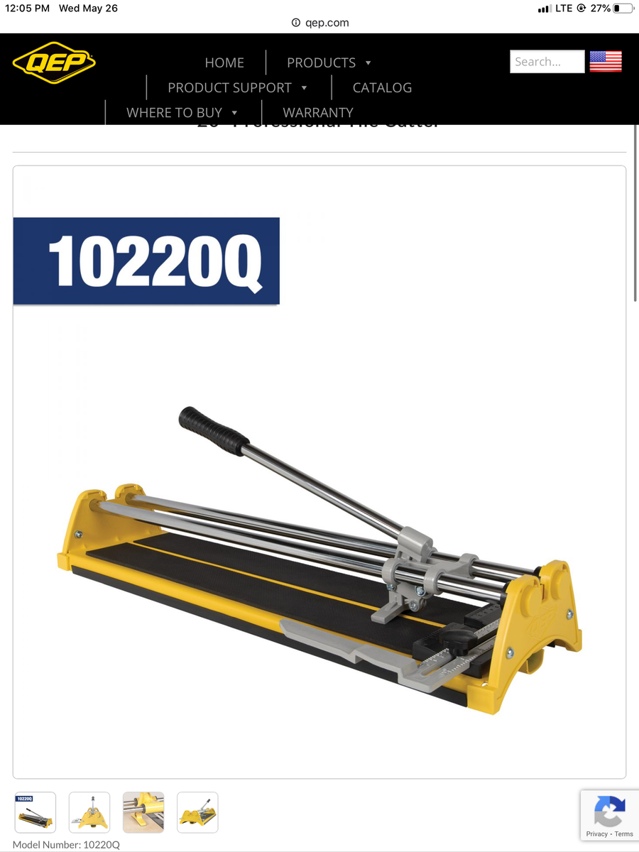 20” Professional Tile Cutter Floor, Doors and More Floors Doors and